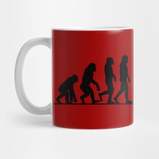 The evolution from monkey to the coolest driver! Mug